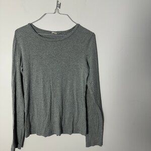 EUC Womens J Crew Long Sleeve Shirt Gray  Large L